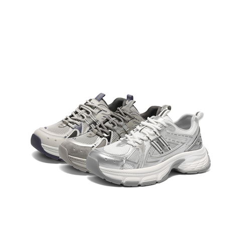 百丽蓝鲸老爹鞋男鞋2025春新商场同款厚底增高休闲运动鞋8QS01AM5