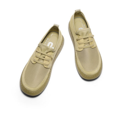 百丽网面透气休闲鞋男鞋2025夏季新款舒适厚底套脚工装鞋A1954BM5