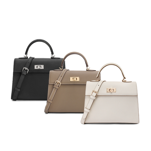 百丽包包女2024商场同款简约通勤高级质感单肩斜挎手提包BL778BX5