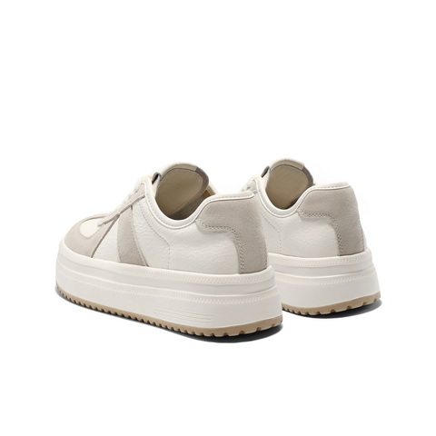 百丽休闲圆头板鞋2025春新增高厚底小白鞋B2529AM5