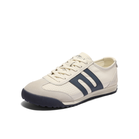 百丽打孔透气休闲运动鞋男2025新款夏商场同款复古德训鞋8TJ01BM5