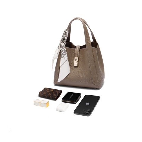 百丽包包女2025新商场同款真皮通勤菜篮子单肩斜挎手提包BL828BX5