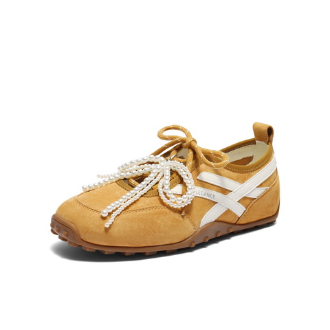 百丽撞色休闲玛丽珍鞋女2025夏新商场同款轻便薄底鞋D8K1DBQ5