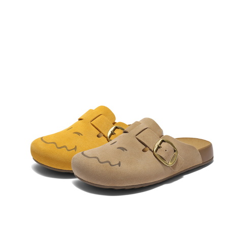 百丽smiley联名勃肯鞋女2025夏新商场同款可外穿拖鞋D5W2DBH5