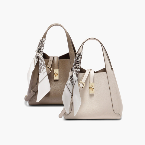 百丽包包女2025新商场同款真皮通勤菜篮子单肩斜挎手提包BL828BX5