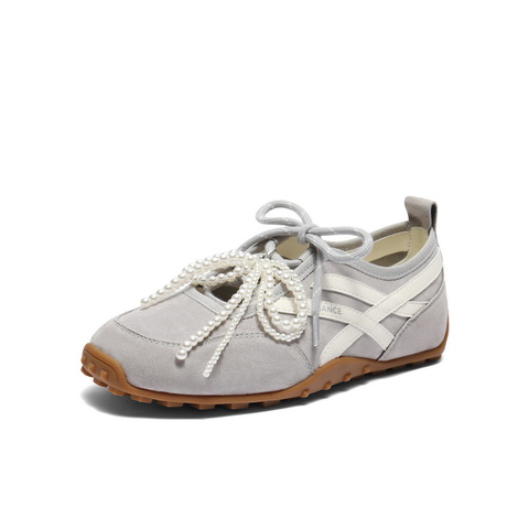 百丽撞色休闲玛丽珍鞋女2025夏新商场同款轻便薄底鞋D8K1DBQ5