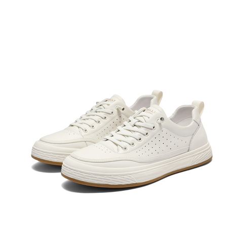 百丽打孔透气休闲鞋男鞋2025新款夏季时尚百搭一脚蹬板鞋A2001BM5