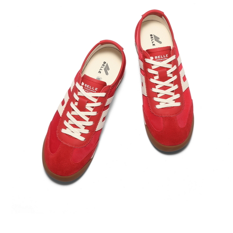 百丽小轻甘休闲鞋男2025夏新商场同款复古德训慢跑阿甘鞋8RG01BM5