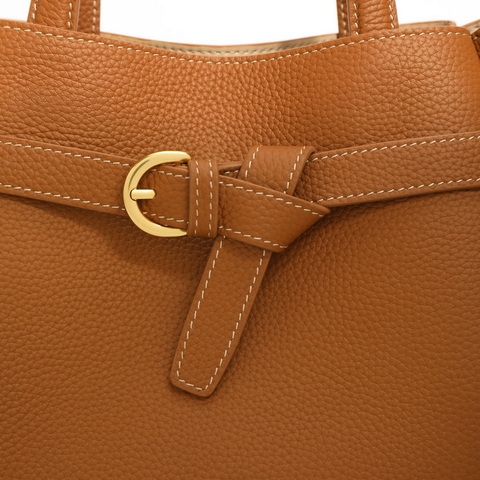 百丽包包女托斯卡纳系列秋冬真皮头层牛皮妈妈斜挎手提包X9269DX3