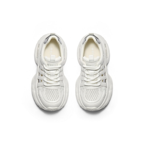 百丽透气网老爹鞋女2025夏新商场同款厚底休闲鞋D9K1DBM5