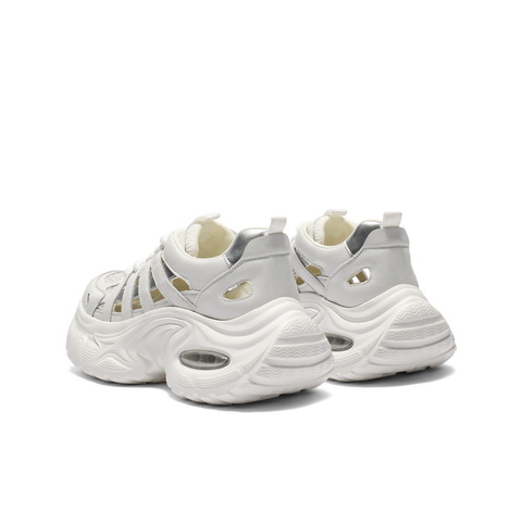 百丽透气网老爹鞋女2025夏新商场同款厚底休闲鞋D9K1DBM5