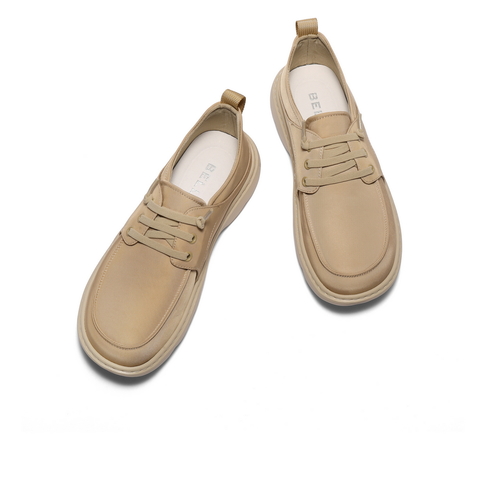 百丽透气休闲布鞋男2025夏新商场同款轻盈厚底舒适爸爸鞋8RY01BM5