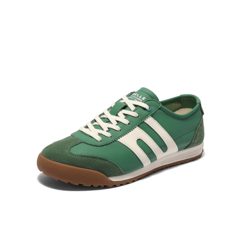 百丽小轻甘男鞋2025新款秋季复古撞色德训鞋休闲运动鞋8RG01CM5