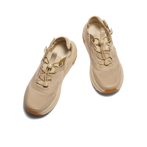 百丽厚底增高休闲健步鞋男2025夏新网面透气户外运动跑鞋A1917BM5