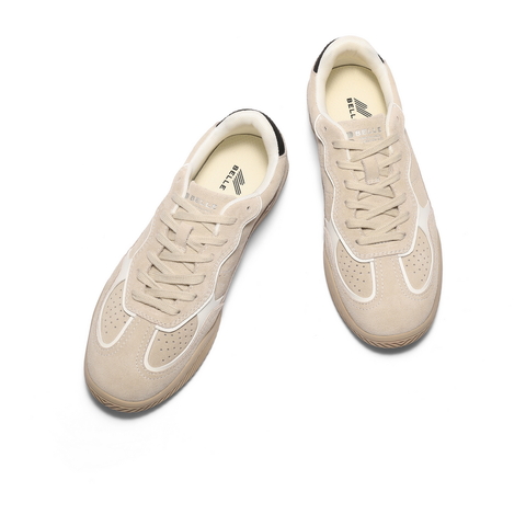 百丽复古德训慢跑鞋男鞋2025新款秋季舒适潮搭休闲板鞋A2007CM5