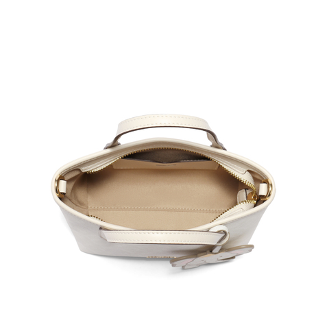 百丽包女25夏商场同款复古老花小飞象斜挎手提小号托特包X7381BX5