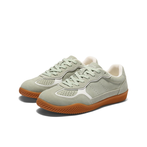 百丽复古德训慢跑鞋男鞋2025新款秋季舒适潮搭休闲板鞋A2007CM5