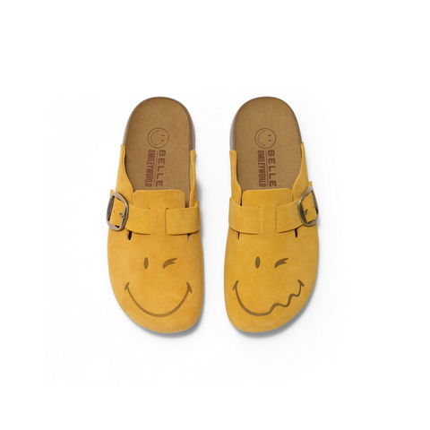 百丽smiley联名勃肯鞋女2025夏新商场同款可外穿拖鞋D5W2DBH5