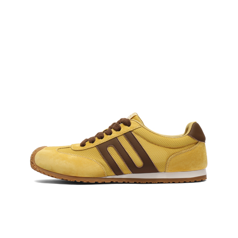 百丽拼接透气德训鞋男2025新款秋商场同款复古休闲阿甘鞋8TM01CM5