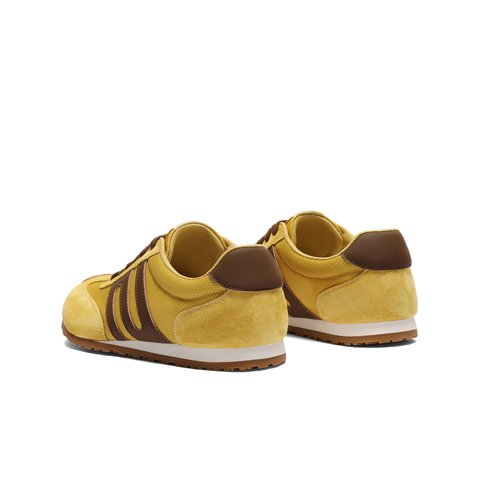 百丽拼接透气德训鞋男2025新款秋商场同款复古休闲阿甘鞋8TM01CM5