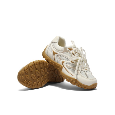 百丽舒适透气网面休闲鞋女2025夏新时尚双鞋带薄底休闲鞋B2729BM5