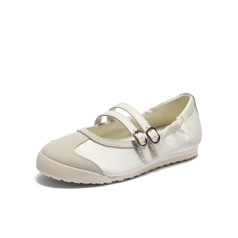 百丽双魔术贴休闲玛丽珍鞋女2025夏新商场同款薄底浅口鞋D9D1DBQ5