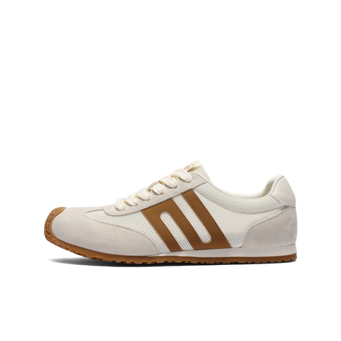 百丽拼接透气德训鞋男2025新款秋商场同款复古休闲阿甘鞋8TM01CM5