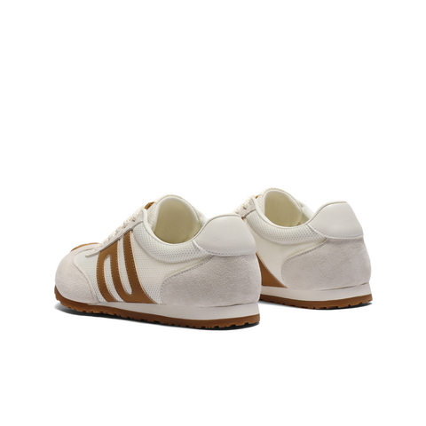 百丽拼接透气德训鞋男2025新款秋商场同款复古休闲阿甘鞋8TM01CM5