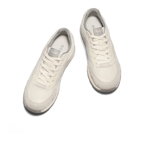 百丽网面拼接休闲老爹鞋男2025新款秋季户外跑步运动鞋A2064CM5