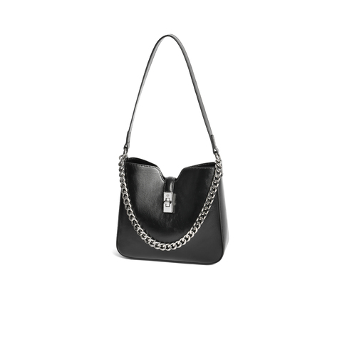 百丽包包女2025秋季新商场同款质感通勤单肩斜挎水桶包BL837CX5