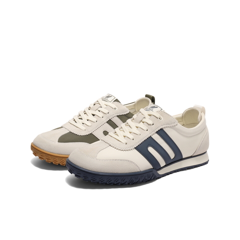 百丽休闲运动鞋男2025秋季新商场同款复古德训慢跑阿甘鞋8UC01CM5