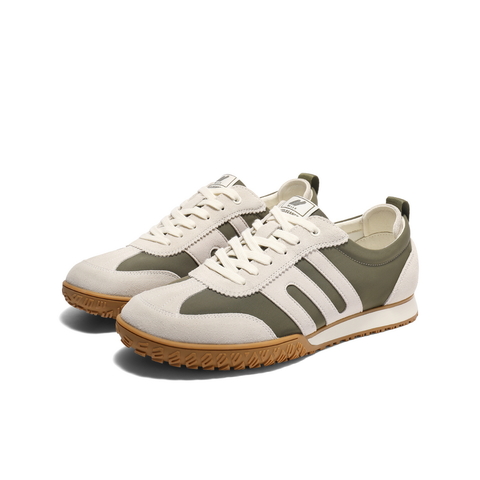 百丽休闲运动鞋男2025秋季新商场同款复古德训慢跑阿甘鞋8UC01CM5