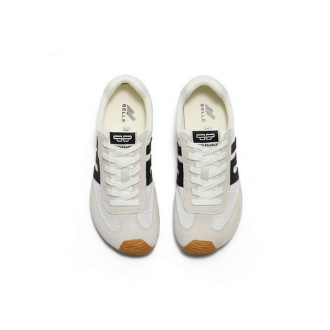 百丽撞色跑道阿甘鞋女2025秋新商场同款舒适薄底休闲鞋E3H1DCM5