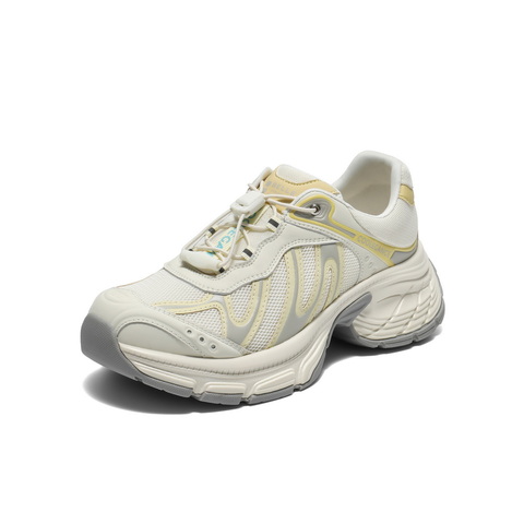 百丽复古撞色老爹鞋女2025秋新商场同款厚底增高休闲鞋E3K1DCM5