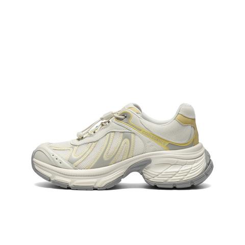 百丽复古撞色老爹鞋女2025秋新商场同款厚底增高休闲鞋E3K1DCM5