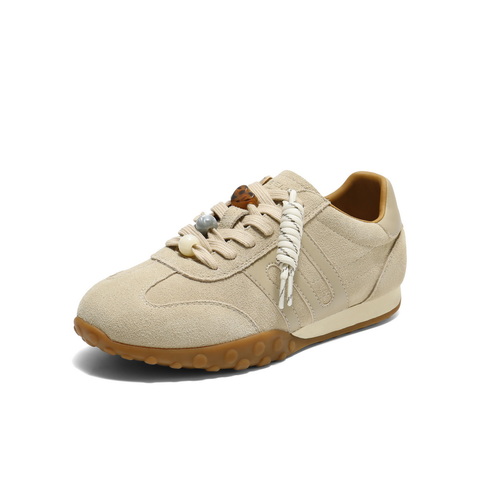 百丽时尚串珠阿甘鞋女2025秋新商场同款薄底运动休闲鞋E2D1DCM5