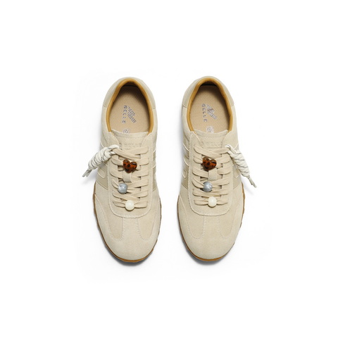 百丽时尚串珠阿甘鞋女2025秋新商场同款薄底运动休闲鞋E2D1DCM5