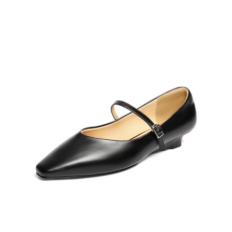 百丽复古气质玛丽珍鞋女2025秋新质感通勤舒适单鞋B2686CQ5