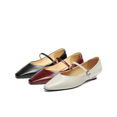 百丽复古气质玛丽珍鞋女2025秋新质感通勤舒适单鞋B2686CQ5