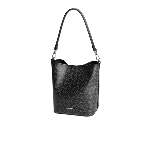 百丽包包女2025秋新商场同款复古通勤单肩斜挎水桶包X7377CX5