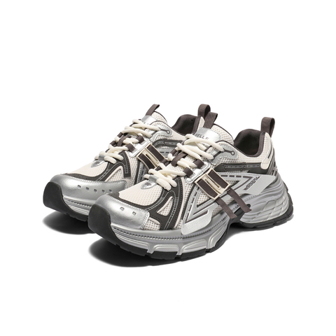 百丽蓝鲸老爹鞋男鞋2025秋新商场同款厚底增高休闲运动鞋A2100CM5