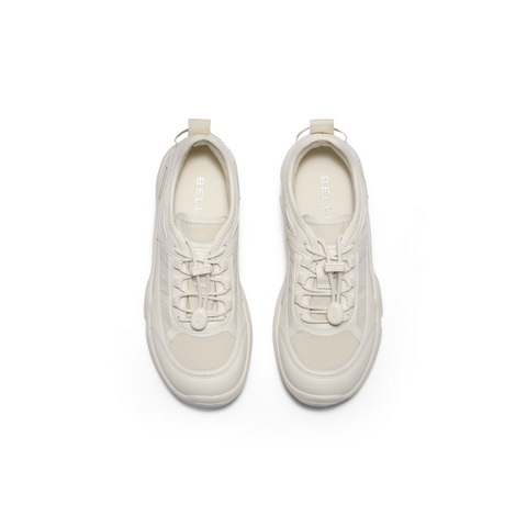 百丽鞋面拼接老爹鞋女2025秋新商场同款户外防撞边休闲鞋E2J1DCM5