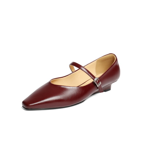 百丽复古气质玛丽珍鞋女2025秋新质感通勤舒适单鞋B2686CQ5