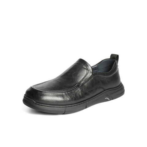 百丽一脚蹬商务鞋男2025秋季新款牛皮革舒适上班休闲皮鞋A2099CM5