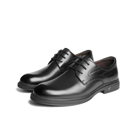 百丽绅士商务皮鞋男2025新秋商场同款牛皮革通勤正装鞋8TR01CM5