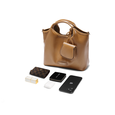 百丽包包女2025夏新商场同款时髦休闲单肩斜挎手提托特包BL824BX5