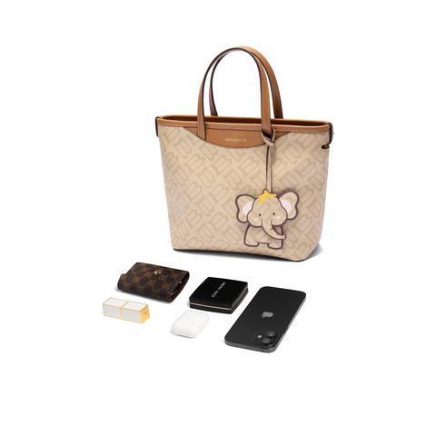 百丽包包女2025夏新商场同款复古休闲单肩斜挎手提托特包X7367BX5