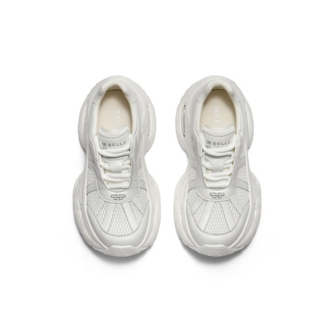 百丽潮酷厚底老爹鞋女2025秋新商场同款舒适透气网休闲鞋E2F1DCM5