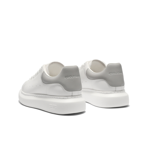 百丽百搭小白鞋男2025新款秋季商场同款厚底增高休闲板鞋8UH01CM5