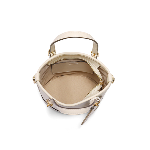 百丽包女25春商场同款小象桶复古休闲单肩斜挎手提水桶包X7233BX5